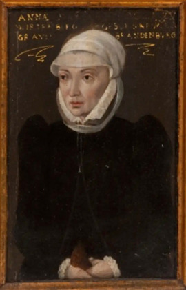 Portrait de Anna Maria von Hohenzollern (1526 - 1589)