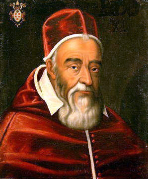 Portrait de Papa Leone XI (1535 - 1605)