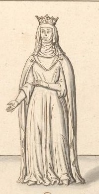 Portrait de Clémence de Hongrie (1293 - 1328)