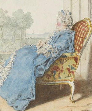 Portrait de Charlotte Nathalie de Manneville (1728 - 1798)