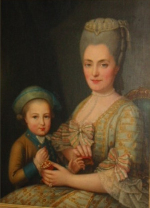 Portrait de Marie de Vincent de Panette (1732 - 1816)