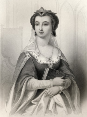 Portrait de Valentina Visconti (1366 - 1408)