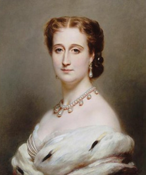 Portrait de l'Impératrice Eugénie (1826 - 1920)