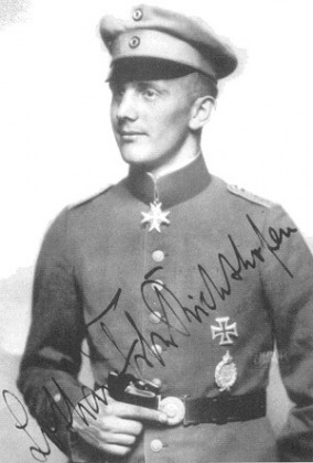 Portrait de Lothar von Richthofen (1894 - 1922)
