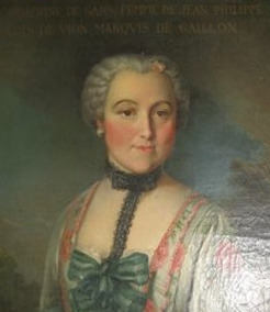 Portrait of Marie Catherine de Gars (1707 - 1787)