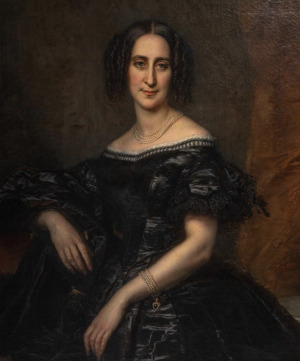 Portrait de Caroline de Lamberts-Cortenbach (1822 - 1906)