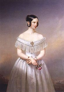 Portrait de Alexandra Romanov-Holstein-Gottorp (1825 - 1844)