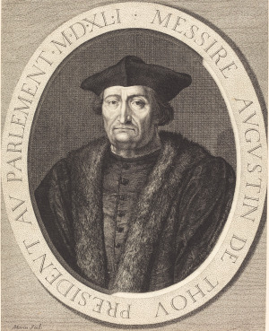 Portrait de Augustin de Thou ( - 1554)