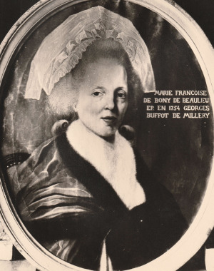 Portrait de Marie Françoise de Bony (1738 - 1804)