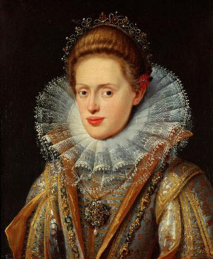 Portrait de Anna von Tirol (1585 - 1618)