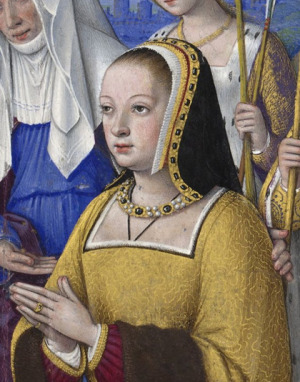 Portrait de Anne de Bretagne (1477 - 1514)