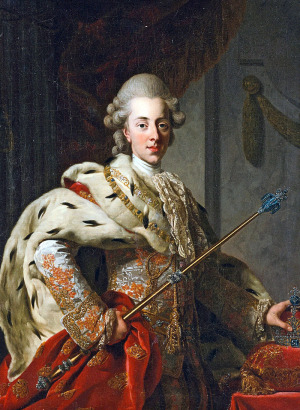 Portrait de Christian VII de Danemark (1749 - 1808)