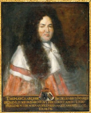 Portrait de Thomas Charles de Becdelièvre ( - 1711)