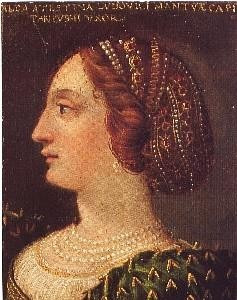 Portrait de Alda d'Este (1333 - 1381)