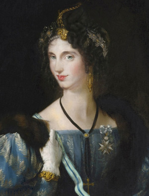 Portrait de Maria-Teresa di Savoia (1803 - 1879)