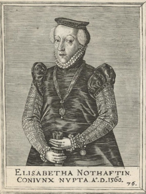 Portrait de Elisabeth Notthafft von Weissenstein (1539 - 1582)