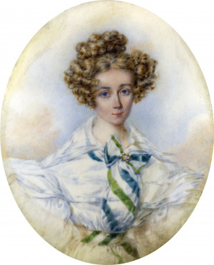 Portrait de Charlotte de Lantivy du Rest (1795 - 1875)