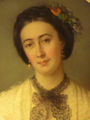 Portrait de Marie Agathe Ildephonsine de Wasservas (1828 - 1883)