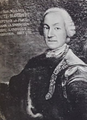 Portrait de Jakob Josef Nikolaus Glutz von Blotzheim (1705 - 1782)