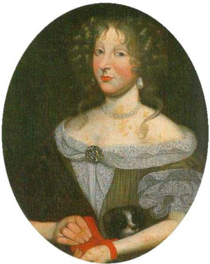 Portrait de Magdalena Sibylla von Hessen-Darmstadt (1652 - 1712)