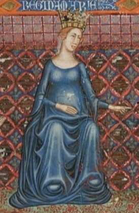 Portrait de Marie de Hongrie (1257 - 1323)