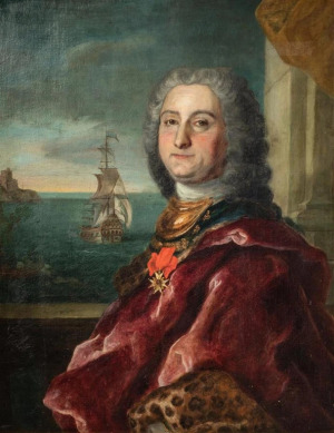 Portrait de Charles Karuel de Mérey ( - 1770)