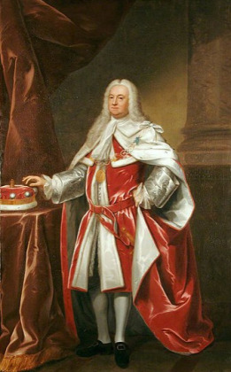 Portrait de Sir John Hobart (1693 - 1756)