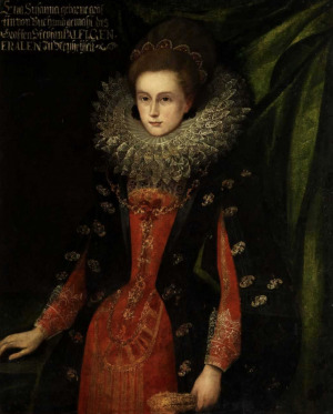 Portrait de Eva Susanna von Puechheim (1595 - 1640)