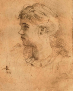 Portrait de Emma Thiollier (1875 - 1973)