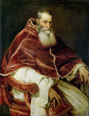 Portrait de Papa Paolo III (1468 - 1549)