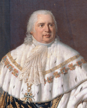 Portrait de Louis XVIII de France (1755 - 1824)