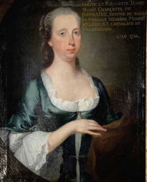 Portrait de Marie Charlotte Debonnaire ( - ap 1805)