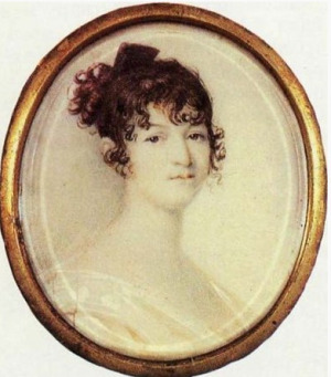 Portrait de Надежда Осиповна Ганнибалa (1775 - 1836)