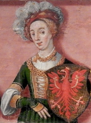 Portrait de Elisabeth von Hohenzollern (1425 - ap 1465)