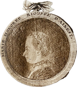 Portrait de Marie Honorée Françoise Riouffe de Thorenc (1728 - 1773)