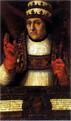 Portrait de Calixte III (1378 - 1458)