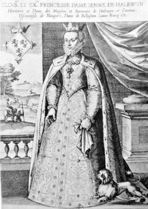 Portrait de Johanna van Halewijn (1544 - 1581)