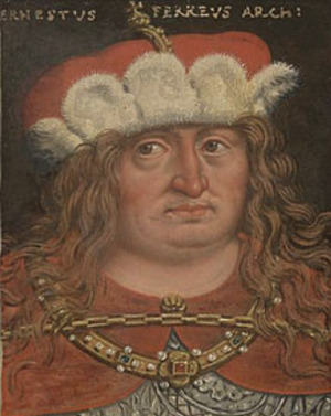 Portrait de Ernest Ier d'Autriche intérieure (1377 - 1424)