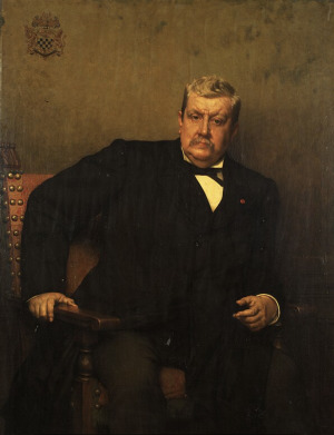 Portrait of Oswald de Kerchove de Denterghem (1844 - 1906)