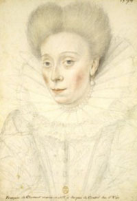 Portrait de Françoise de Clermont (ca 1550 - 1608)