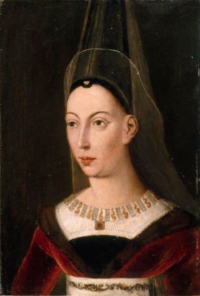 Portrait of Isabelle de Bourbon (1437 - 1465)