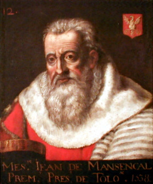 Portrait de Jean de Mansencal ( - 1562)