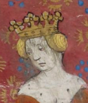 Portrait de Jeanne de Valois (1343 - 1373)