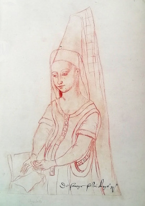 Portrait de Marguerite d'Écosse (1424 - 1445)