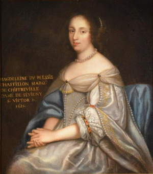 Portrait de Madeleine du Plessis-Chatillon (ca 1612 - 1645)