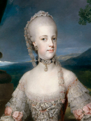 Portrait de Maria Karolina von Habsburg-Lothringen (1752 - 1814)