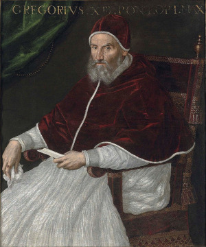 Portrait de Papa Gregorio XIII (1502 - 1585)