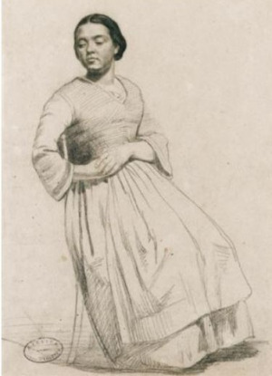 Portrait de Virginie Binet (1808 - 1865)