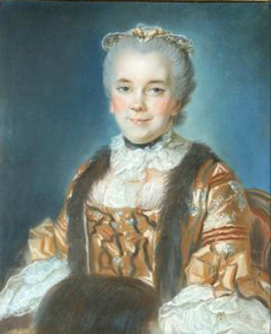 Portrait de Françoise-Monique de Laborde (ca 1724 - ca 1808)