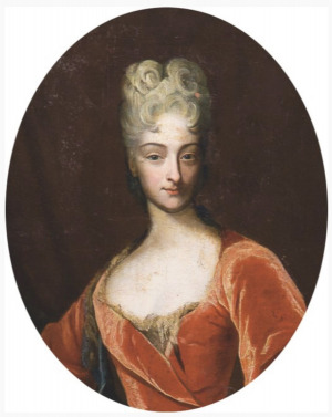 Portrait de Anna Maria von und zu Liechtenstein (1699 - 1753)